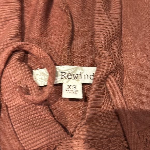 Rewind hooded shirt with pocket- girls XS - Picture 2 of 3